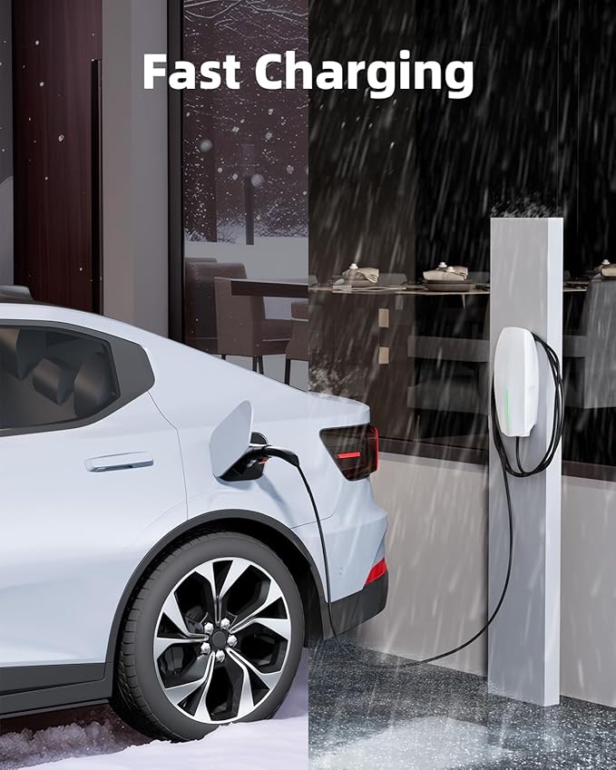FOCSPROD for Tesla to J1772 Charger Adapter, Max 60A 250V for NACS to J1772 Electric Vehicles Charging Adapter Compatible with Tesla Mobile/Wall Connectors, Destination Chargers -UL 2252