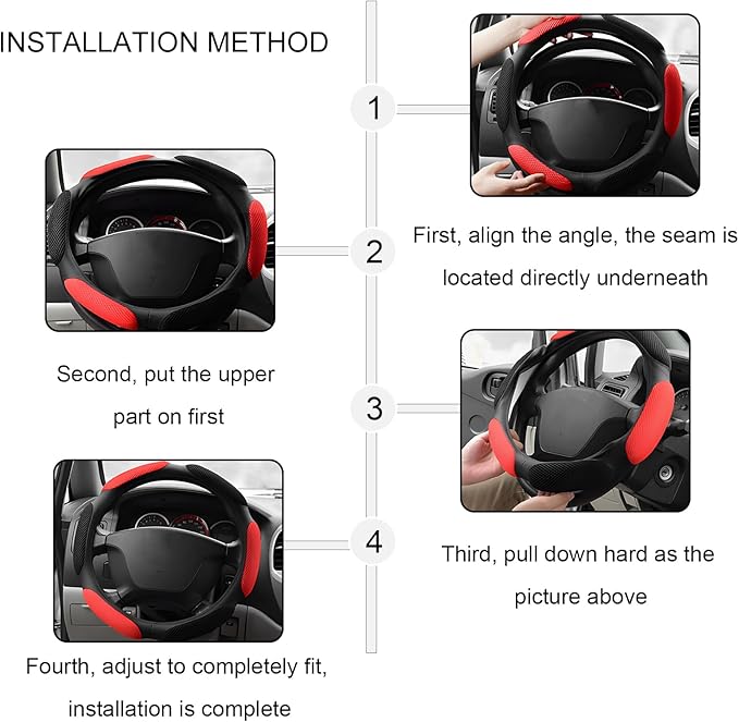 Car Steering Wheel Cover, 15" Breathable Ice Silk Auto Wheel Protector with Comfortable Grip, Anti-Slip Slip-on Steering Wheel Wrap Soft Hand Pad Cushion for Women Men (Gray)