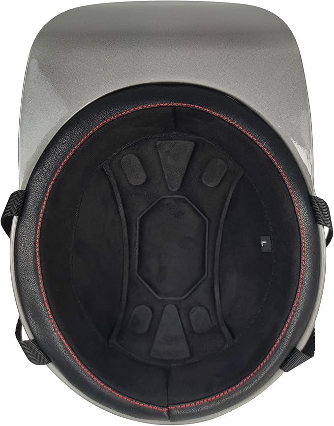 Adult Unisex Black Half Motorcycle Helmet, DOT Approved, for Chopper Moped Scooter Motorbike Electric