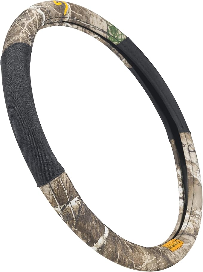 Browning Steering Wheel Covers for Car, Truck, and SUV, Durable Steering Wheel Cover Protection, Excursion (Realtree Edge)