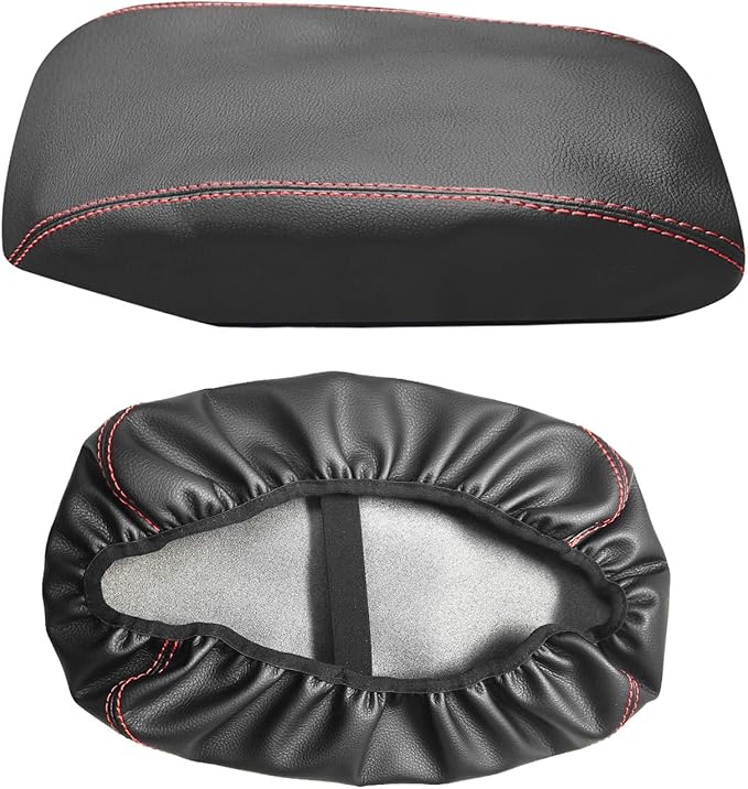 Compatible with Center Console Armrest Cover for Toyota Camry 2007 2008 2009 2010 2011 Leather Arm Rest Storage Box Lids Cushion Protector Pad
