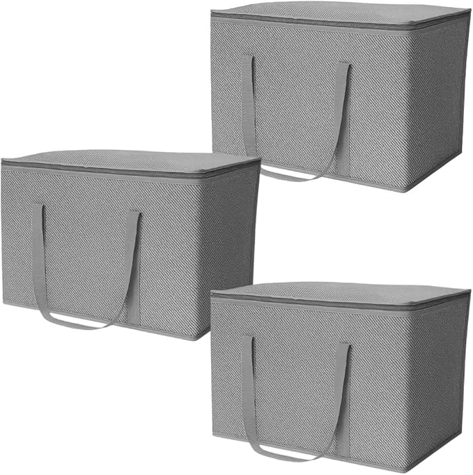 DURASACK XXXL Insulated Food Delivery Bag – 23”x14”x15” Reusable Catering Tote for Hot & Cold Food – Water-Resistant Thermal Carrier for Meal Transport, Grocery Runs, and Events, Gray, Pack of 3