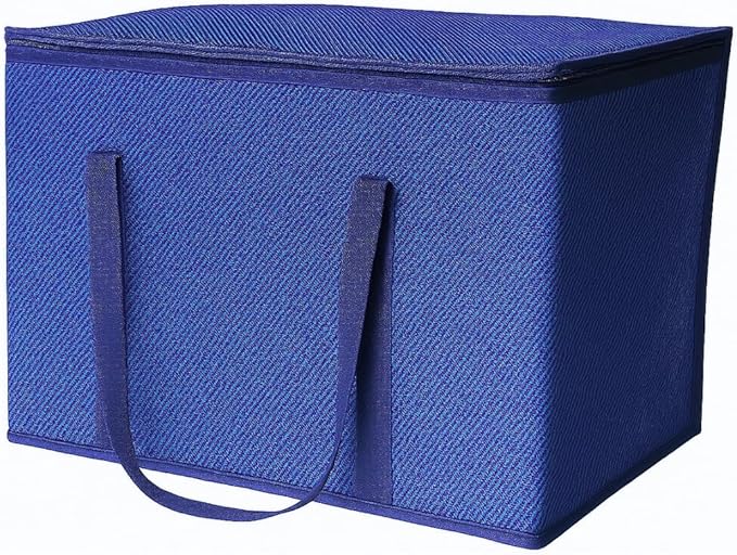 DURASACK XXXL Insulated Food Delivery Bag – 23”x14”x15” Reusable Catering Tote for Hot & Cold Food – Water-Resistant Thermal Carrier for Meal Transport, Grocery Runs, and Events, Blue