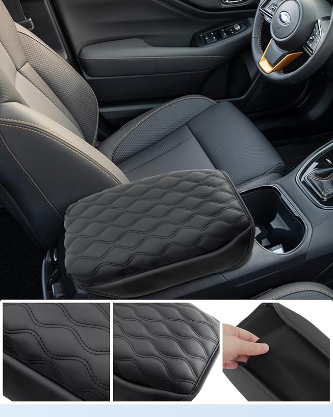CDEFG for 2025 Outback Legacy Center Console Cover Compatible with 2020-2025 Subaru Outback Legacy Accessories Armrest Cover 2020-2025 Outback Legacy Middle Console Pad Arm Rest Cushion