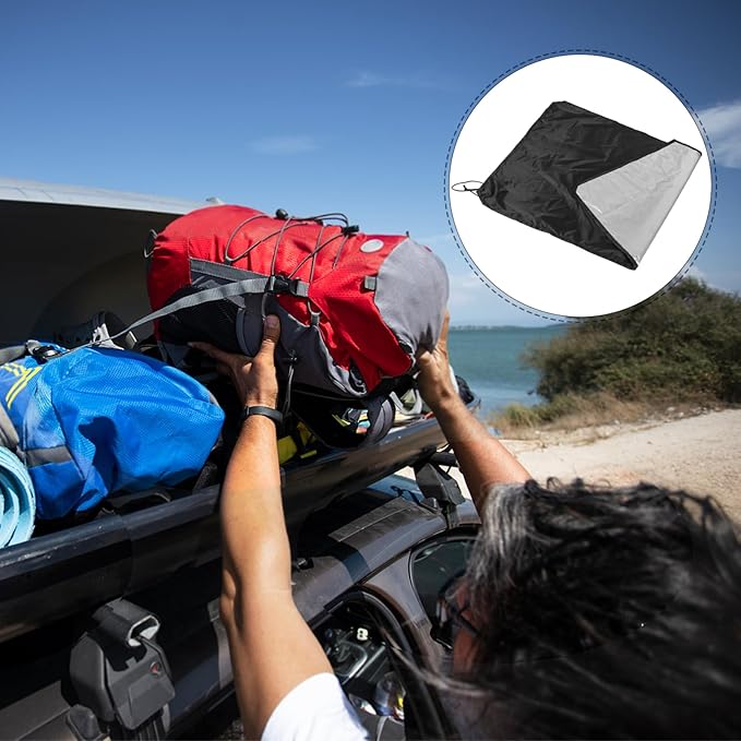Alipis Car Roof Rack Cover Heavy Duty Rain Protector for SUV and All Vehicles Easy Installation for Off-Road Travel and Cargo Storage