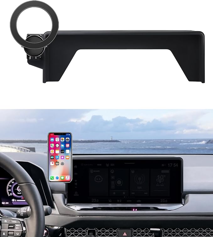 MaserWeller Car Phone Holder for Honda Accord 2023-2026 Accessories 12.3-Inch Screen Fixed Clip, 360° Rotation Phone Mount Compatible with MagSafe, Cell Phone Holder That Does Not Affect Air Vent
