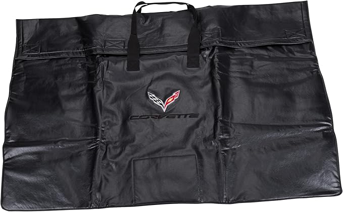 GM Accessories 23148691 Removable Roof Panel Storage Bag in Black with Crossed Flags Logo