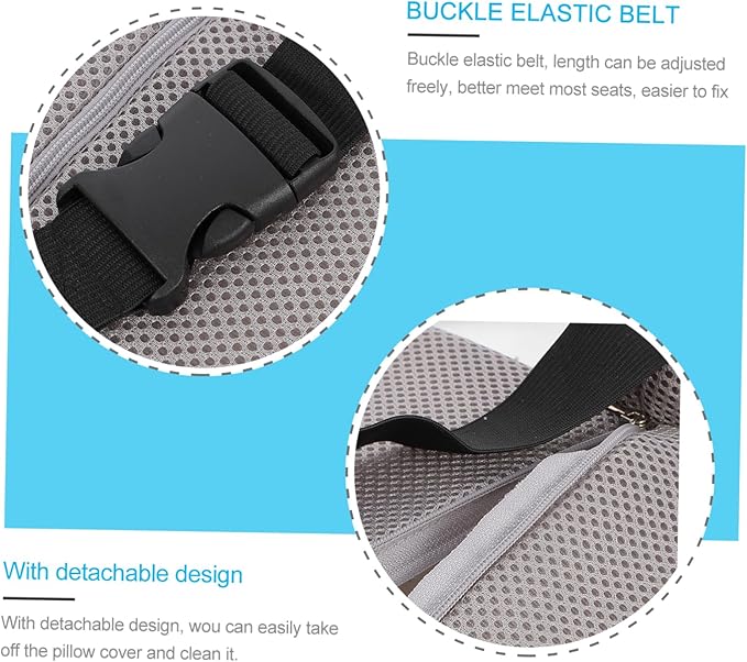 Cabilock Memory Foam Pillow for Office Chair Lumbar Support Car Seat Pad Car Seat Cushion Waist Support Pillow Lumbar Relief