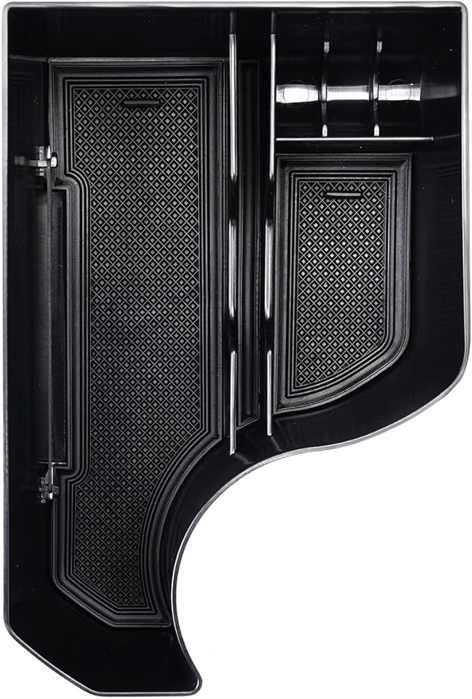 Autorder Center Console Organizer for 2023 2024 2025 2026 Kia NIRO Accessories Gear Shift Storage Box Gear Shifter Insert Tray with Black Mats