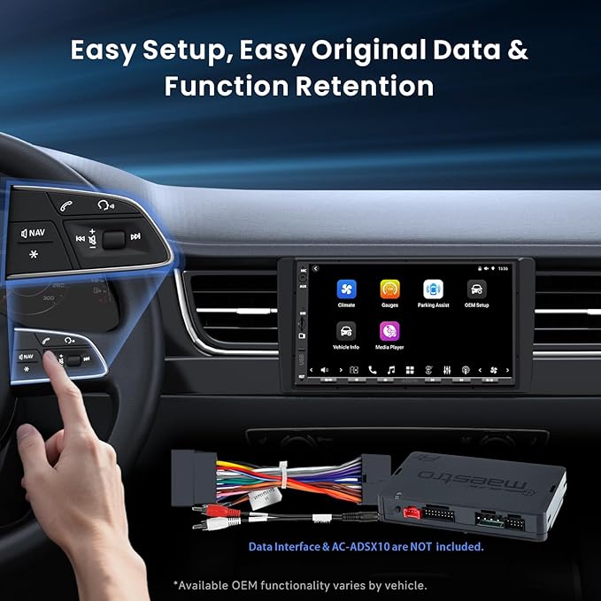 ATOTOZONE X10 7" Double-DIN Android Car Stereo, 8G+128G in-Dash Nav, Backup Cam w Recording, AI Agent & AI Vision, Re-Mote LiveView, 4G LTE, 7.1.2-Ch Audio, HDMI in, Wireless CarPlay/Android Auto