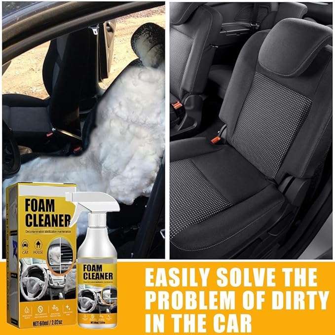 2PCS Purpose Foam Cleaner, All Around Master Foam Cleaner,Purpose Cleaner for car, Upholstery Cleaner for car Seats, Interior, Car seat Stain Remover