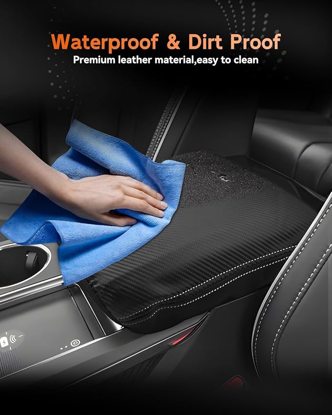 CDEFG for Acura MDX 2022-2025 Center Console Cover Armrest Box Cover for MDX (A-Spec, Type S) 2022 2023 2024 2025 Accessories Console Arm Rest Protector
