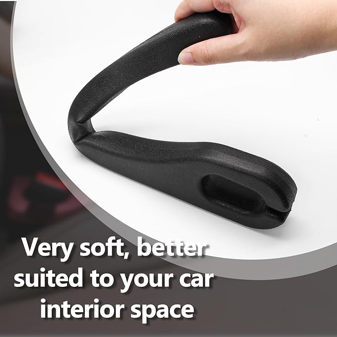 Black 2 PCS Car Seat Gap Filler, Car Seat Catcher Space Filler Between Car Seat and Console, Universal Car Accessories Auto Seat Gap Filler (Embedded)