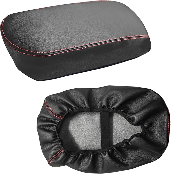 Compatible with Center Console Armrest Cover for Toyota RAV4 2006 2007 2008 2009 2010 2011 2012 2013 Leather Arm Rest Storage Box Lids Cushion Protector Pad