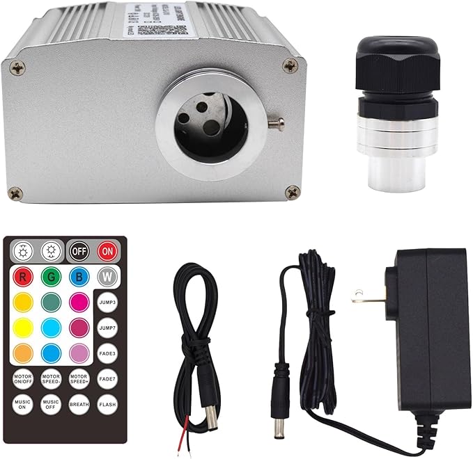 Twinkle 10W Bluetooth APP Control Fiber Optic Lights Engine Source Music Sync for Home Indoor Car Starlight Headliner