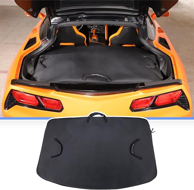 Targa Top Roof Panel Protection Storage Cover Bag for Chevrolet Corvette C7 2014 2015 2016 2017 2018 2019 Coupe, Removable Trunk Roof Panel Storage Bag, Hard Top Rooftop Organizer Accessories 23148691