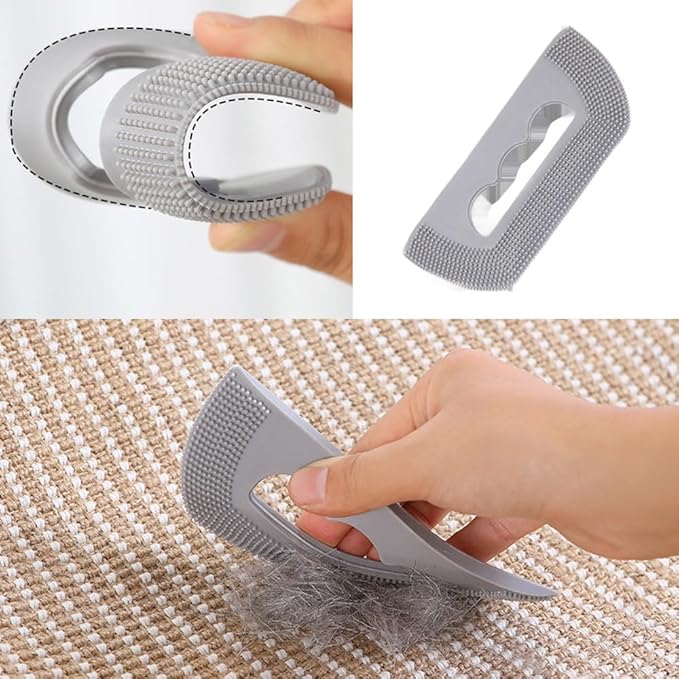 5 Pack Pet Hair Removal Tool Washable Pet Hair Remover Pet Deshedding Brush Portable Dog Cat Hair Carpet Rake Scraper for Pets Shedding Grooming Cat Tree Tower Rugs Scratcher Mats Couch