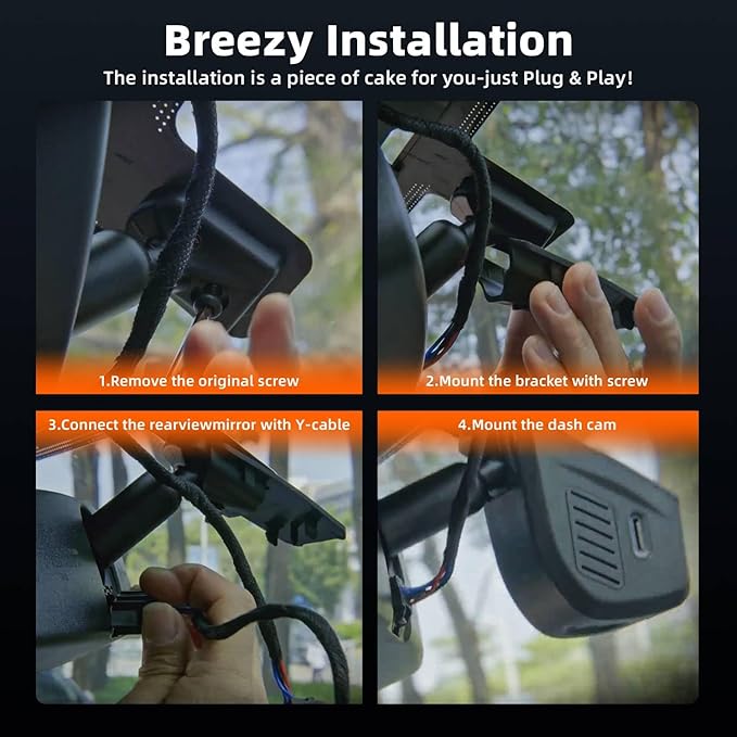 4K Ford F150 Dash Cam for 2013-2026 F250/F350/F450 Super Duty 2015-2026 XLT Lariat King Ranch Raptor,OEM Look,G-Senson,UHD 2160P Video,WiFi,App,128GB Card