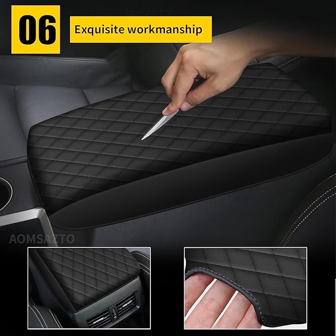 AOMSAZTO Memory Foam Armrest Cushion Pad for 2014-2020 Nissan Rogue