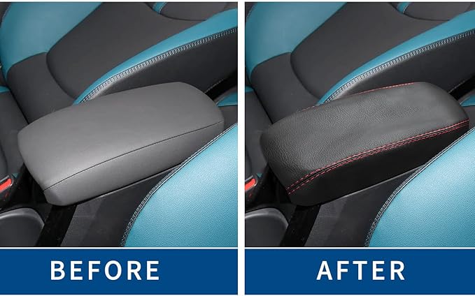 Compatible with Center Console Armrest Cover for Toyota Corolla Cross 2022-2025 Leather Arm Rest Storage Box Lids Cushion Protector Pad