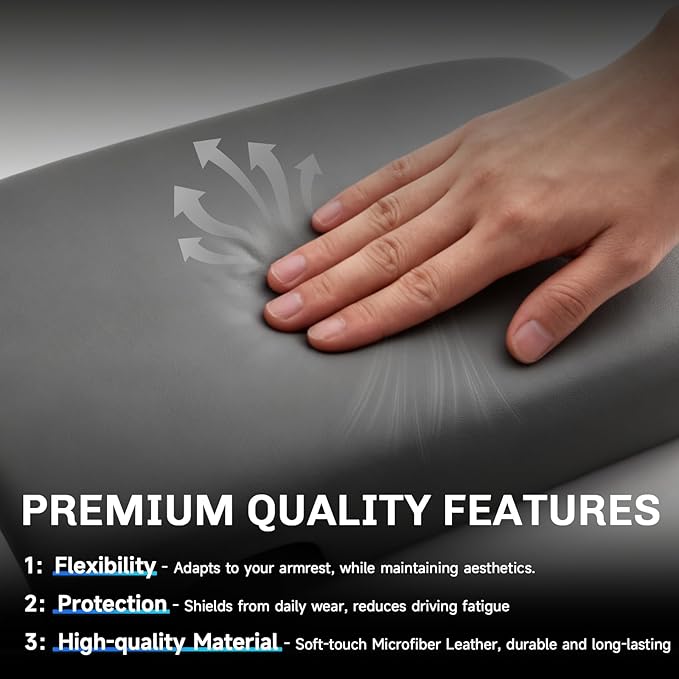 SXCY for 2025 2026 Toyota Prius Armrest Cover for 2025 2026 Toyota Prius Accessories 2026 Prius Center Console Cover 2026 Prius Middle Console Cover (Thin Cover)