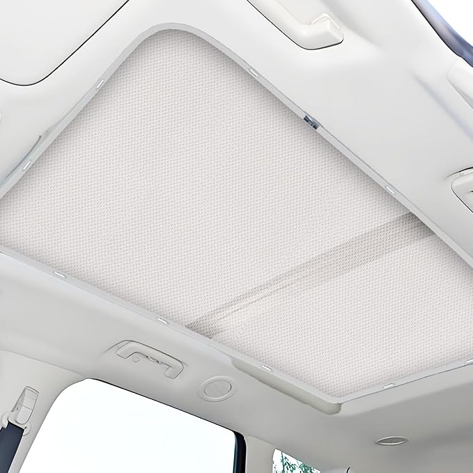 Car Sunroof Shade Compatible with Mercedes Benz GLE 350/450 2020-2024, Foldable Glass Roof Sunshade with Storage Bag, Heat Insulation Sun Protection Roof Interior Sunshade
