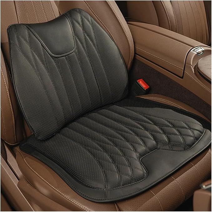 F Car Seat Cushion for BMW All Model I3 I4 I8 X1 X2 X3 X4 X5 X5M X6 X7 Z4 Car Lumbar Support Pillow Auto Seat Waist Back Cushion Y (Color : Black A)