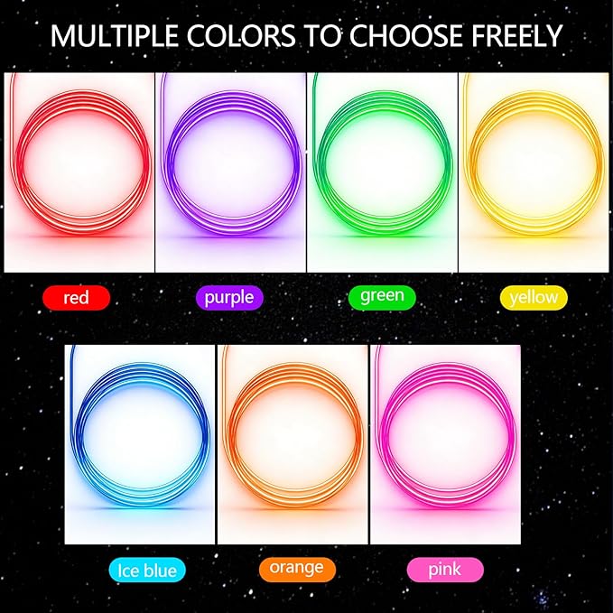 LED Car Interior Ambient Light, RGB Colors Interior Car Lights, Ambient Led Lighting Kit,for 4Doors 100cm/39.37inch Fiber Optical Cable x4,Accessories,Can Synchronize Music