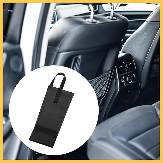 Multifunction Car Truck Back Seat Umbrella Storage Holder Hanging Waterproof Organizer Bag Faux Leather Auto Replacement Parts