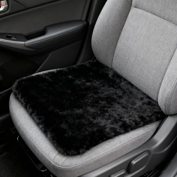 18 Inch Car Seat Plush Cushion Seat Non-Slip Protector Pad for Auto Interior Accessories Office Chair