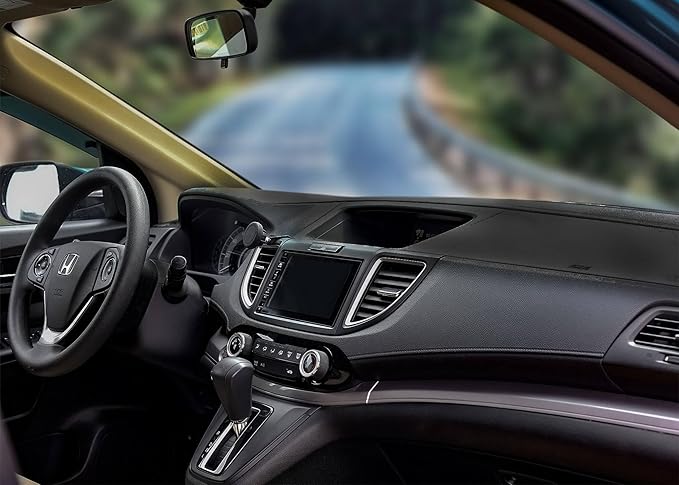 Course Motorsports Direct Fit Phone Mount: Honda CR - V (2012-2016) - Left or Right - Cradle Head - No Charging Manual Closing (Black)