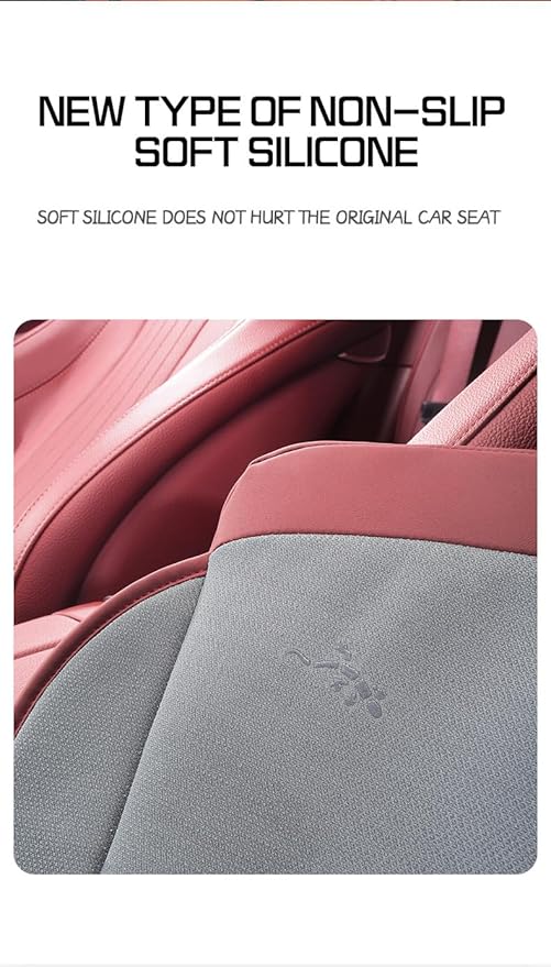 Car Seat Cushion Fit for BMW Accessories Front and Rear Seat Pad for Car Driver Seat Office Chair Cushion Red(1PC)