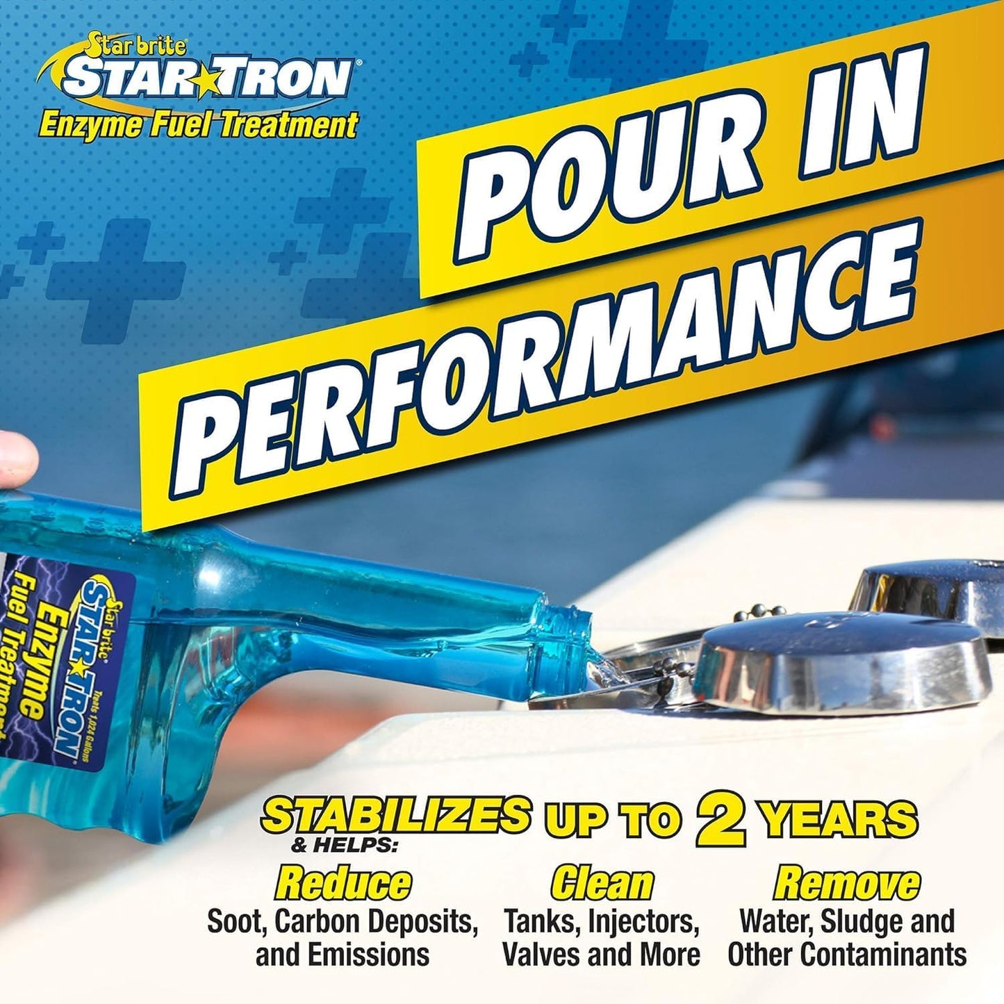 Star Tron Super Concentrated Diesel Formula - Enzyme Fuel Treatment for Enhanced Engine Performance - 1 Oz Treats 32 Gallons - Stabilize & Rejuvenate Diesel, Biodiesel & All Regular Gasoline