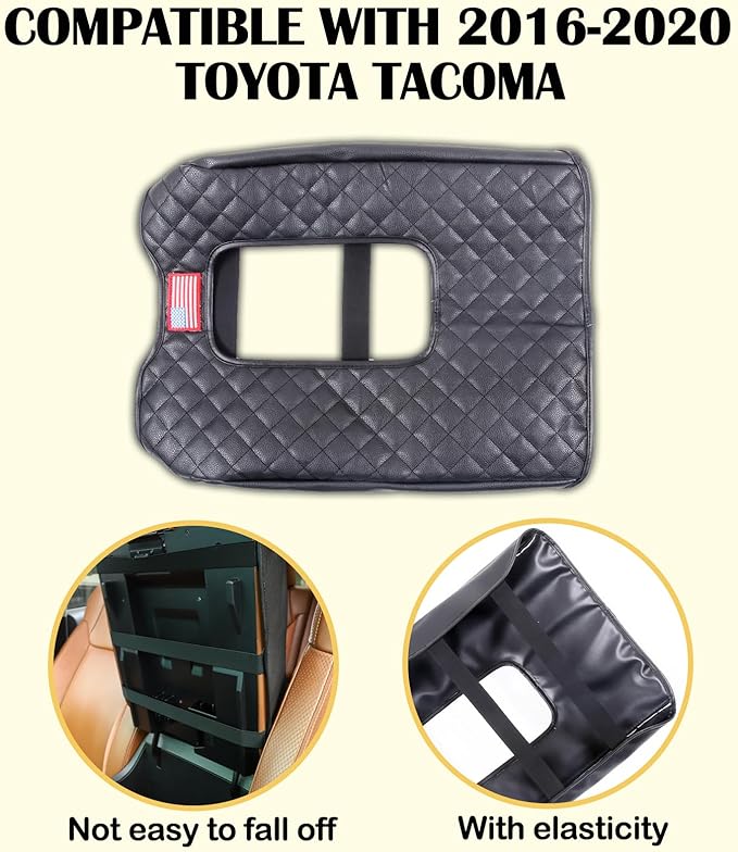 CHEAYAR Center Console Armrest Cover Kit,Console Armrest Cushion Automotive Customized Console Armrest Cushion, Fit for Toyota Tundra 2014-2020 Accessory Organizer Protector (National Flag)