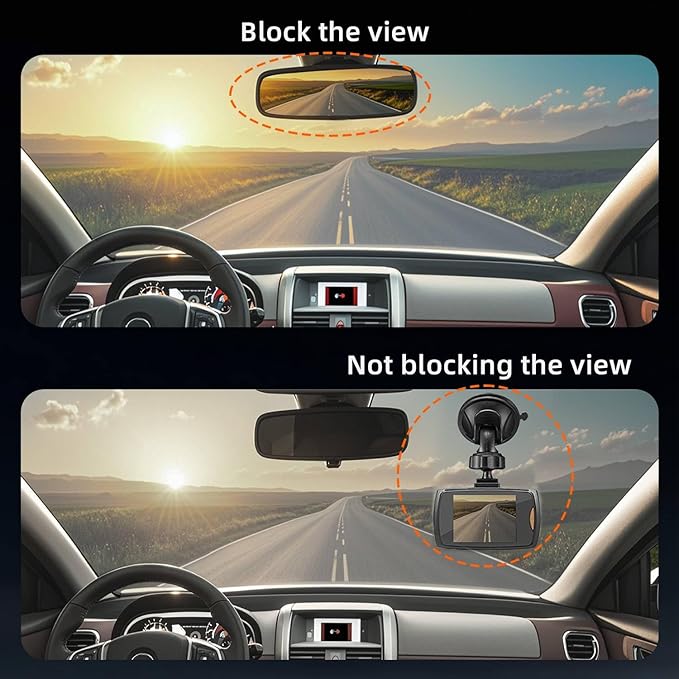 4K Ford F150 Dash Cam for 2013-2026 F250/F350/F450 Super Duty 2015-2026 XLT Lariat King Ranch Raptor,OEM Look,G-Senson,UHD 2160P Video,WiFi,App,128GB Card