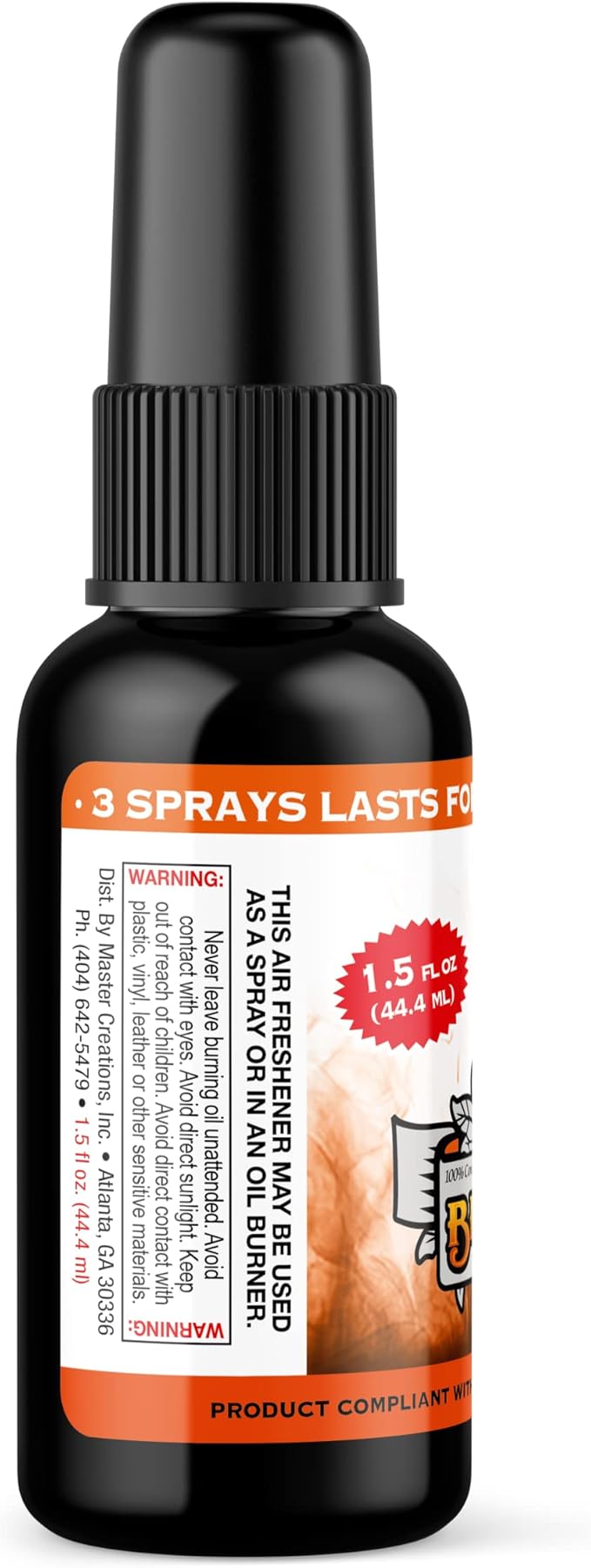 BluntPower (Deepak, 1 Pack) Concentrated Air Freshener for Room and Car - Oil-Based Diffuser Spray Bottle - Long-Lasting Bathroom Spray, Car Freshener, & Odor Eliminator