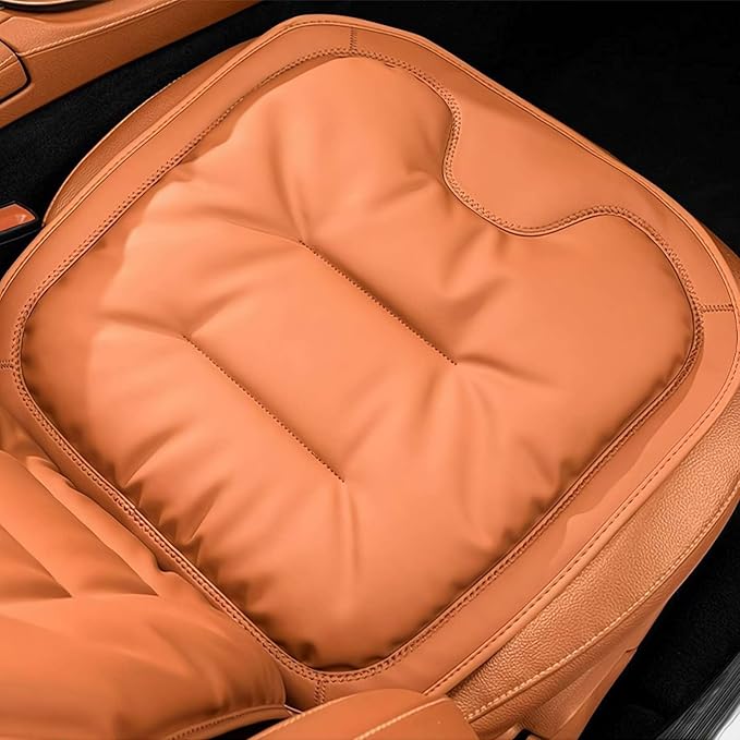 Car Seat Cushion, Livena Custom Pain Relief Car Seat Cushion, Soft Comfortable and Supportive Pad, Memory Foam Seat Pad for Car, Office Or Home Chair