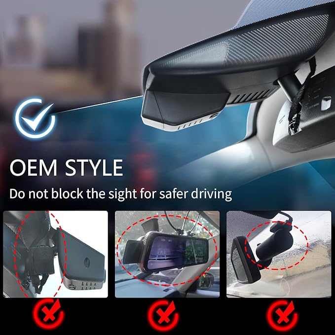 Mangoal 4K Front & 2K Rear 2 Channel HDR Dash Cam, Dual STARVIS 2 IMX678 IMX675, Fit for Mazda CX5 2019-2025 & CX-9 2020-2023, 5GHz WiFi, GPS, 128GB Card