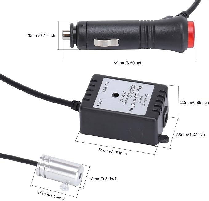 Car Ambient Lighting Optic Fiber 8 Colors Music Sound Active with RF Remote Control Car Decorative Atmosphere Lighting Kit DC 12V 1W 4m