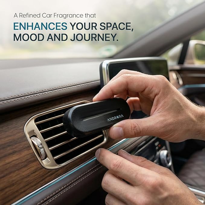 Luxury Car Air Freshener - Aesthetic Car Accessories - Twilight (Pine & Eucalyptus) - REACH & CA Prop 65 Compliant - Formulated Without Phthalates & Benzene - Premium New Car Gift