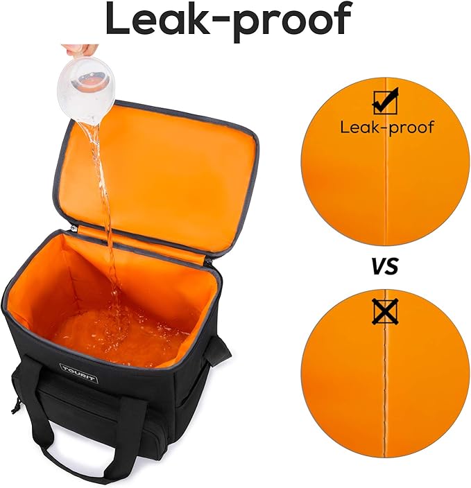 TOURIT Small Soft Cooler Bag Insulated, 24/35/46-Can Lunch Cooler Bag, Ice Chest, 14.6/24/32L Leakproof & Portable Coolers for Picnic, Beach, Camping, Work, Travel, Trip