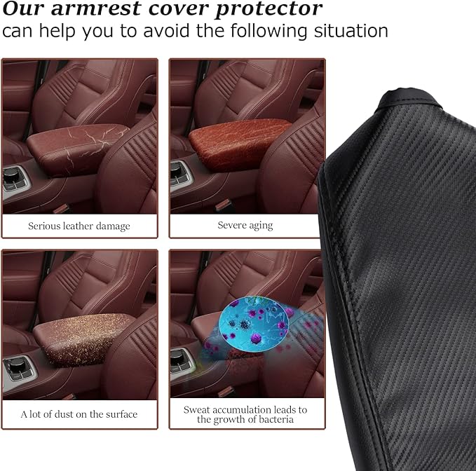 SKTU for 2011-2021 Jeep Grand Cherokee Central Console Cover 2021 Grand Cherokee Center Console Cover Grand Cherokee 2021 Accessories Grand Cherokee WK2 Armrest Pad Seat Box Cover