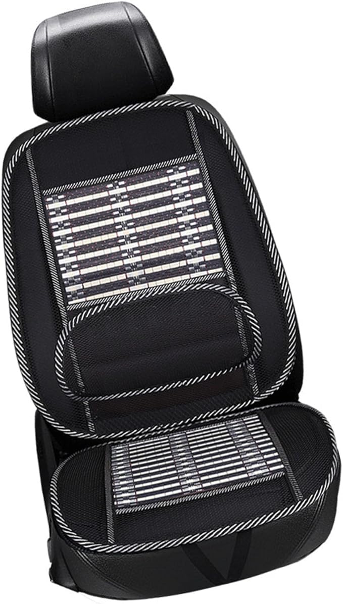 Cooling Car Seat Cushion, Breathable Refreshing Lumbar Support and Neck Pillow with Enhanced Comfort, for All Car Year Round