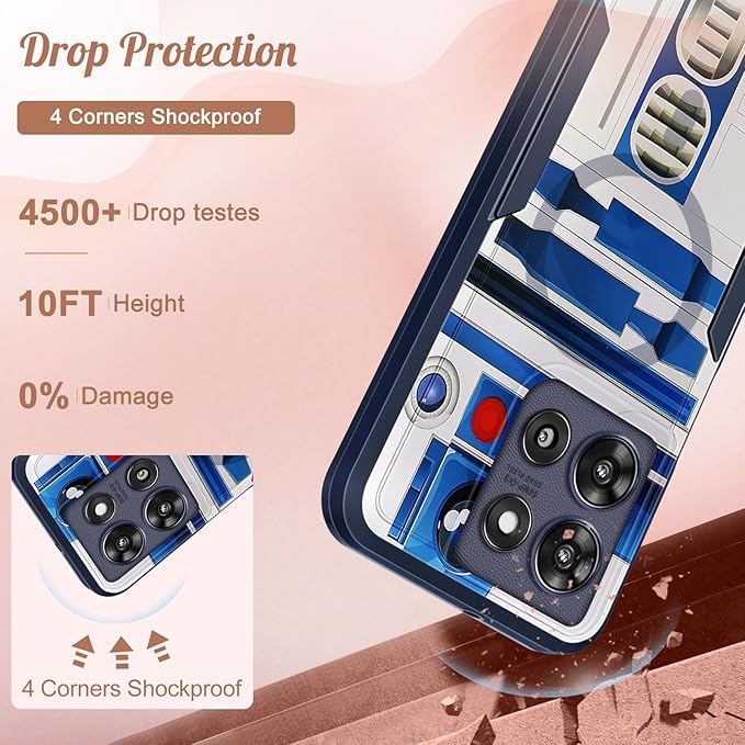 LISEVOfor Moto G Power 2025 Case - for Motorola Moto G Play 2025 Case Compatible with MagSafe Women Cute Girls Boys Magnetic Protective Phone Cover Cool Blue Unique Heavy Duty Shockproof Design