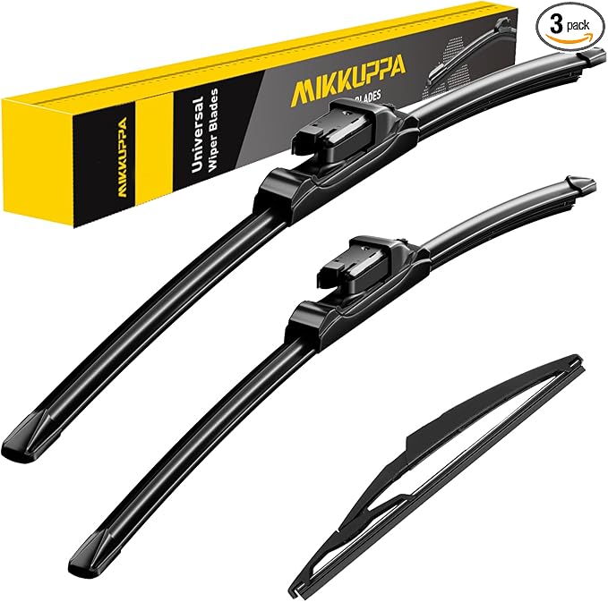 MIKKUPPA 22"+20"+10" Windshield Wiper Blades Replacement for 2015-2021 Jeep Renegade, Top Lock Front & Rear All Season Wiper Blades Set(Pack of 3)