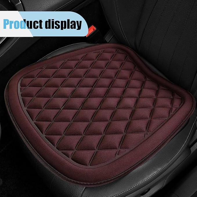 Car Seat Covers, Breathable Comfort Seat Protector Cover, Four Seasons Universal 3D Decompression Front Driver Seat Cover, Anti Slip Car Accessories for Most Vehicle Seats, Office Chairs (Red)