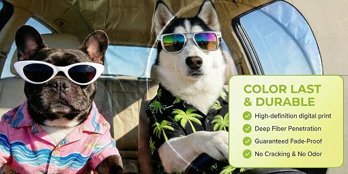Windshield Sun Shade for Car, Cute Husky & French Bulldog Car Windshield Sunshade, Funny Dog UV Heat Shield, Foldable Automotive Sun Shade for Cars SUV Trucks