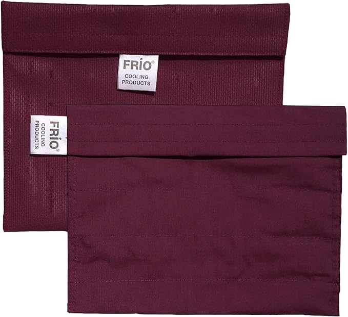 FRIO Cooling Wallet - Insulin Cooler for 45+ Hours of Stress Free On The Go - Burgundy - XL