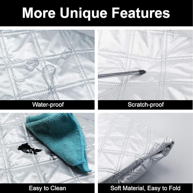 Car Windshield Cover Sun Shade,All Weather Windshield Sunshade Cover Fits Most Cars SUV