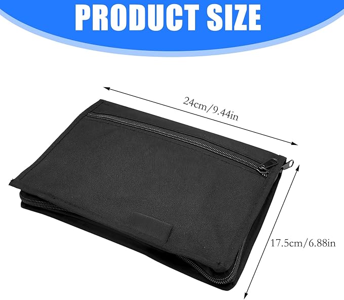 Long-lasting Oxfords Vehicle Organiser With Multiple Pockets For Auto Documents Cards & Office Accessories Storage Car Glove Box Organiser